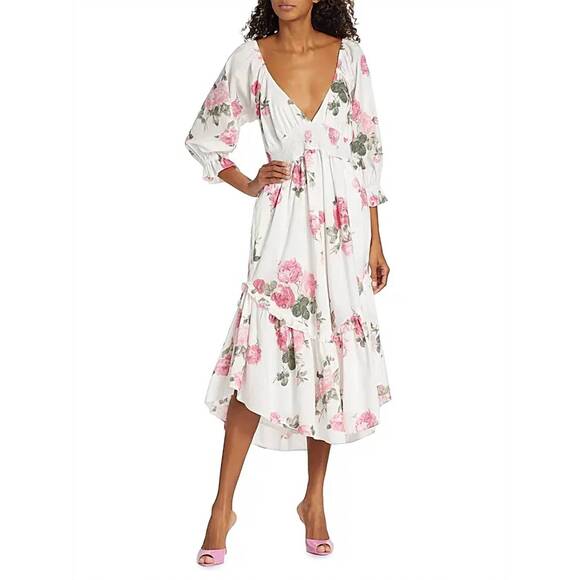 NEW LOVESHACKFANCY firefly dress in paradise pink